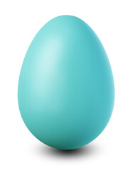 easter egg isolated on white background