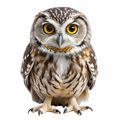 Obraz premium owl on white background