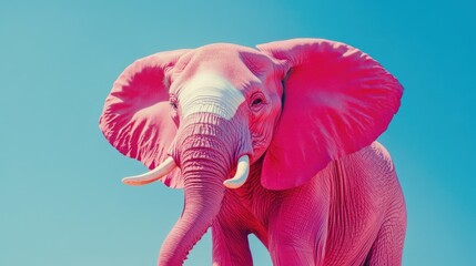 Creative colorful elephant, artistic craft project, children's play set, Style construction, unique decoration, paper art toy, 3D paper sculpture