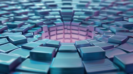 Obraz premium Abstract blue and teal textured pattern design