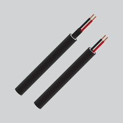 Modern electric cable design with a sleek and durable look, ensuring safety and efficiency. Perfect for industrial and commercial use