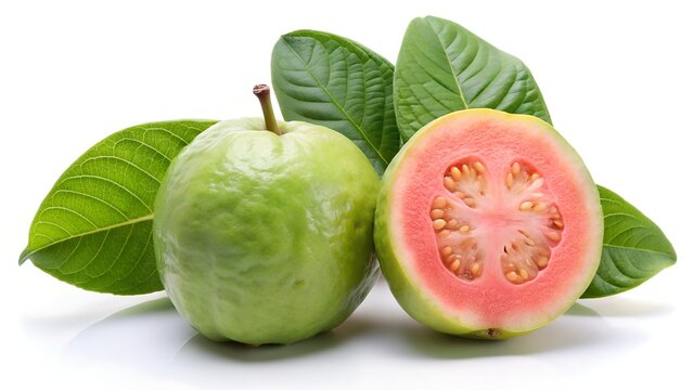 Guaba on white background