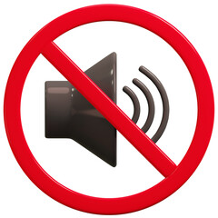 No Sound Sign