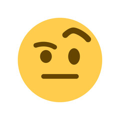 Neutral Face with Raised Eyebrow