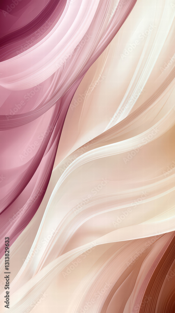 Poster abstract color swirls: a mesmerizing blend of flowing colors creates a dynamic and elegant abstract 