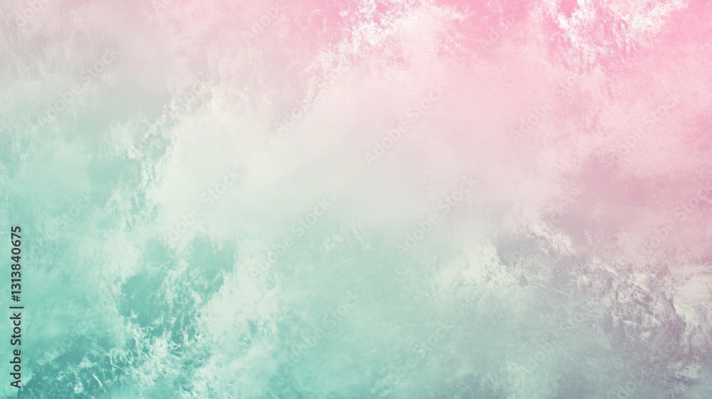 Poster a soft gradient abstract with wispy cloud like textures and colors