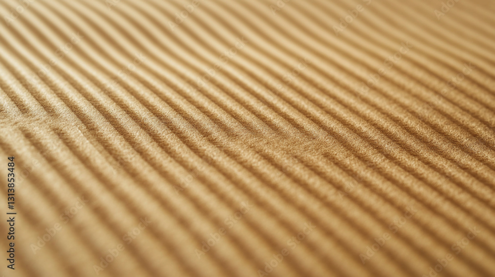 Poster abstract brown cardboard texture with parallel lines background image gold wave beige paper rough