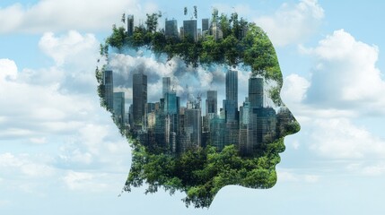 Urban Green: A Cityscape Within, Reflecting Nature's Embrace
