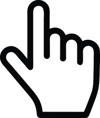 Obraz premium hand cursor vector icon
