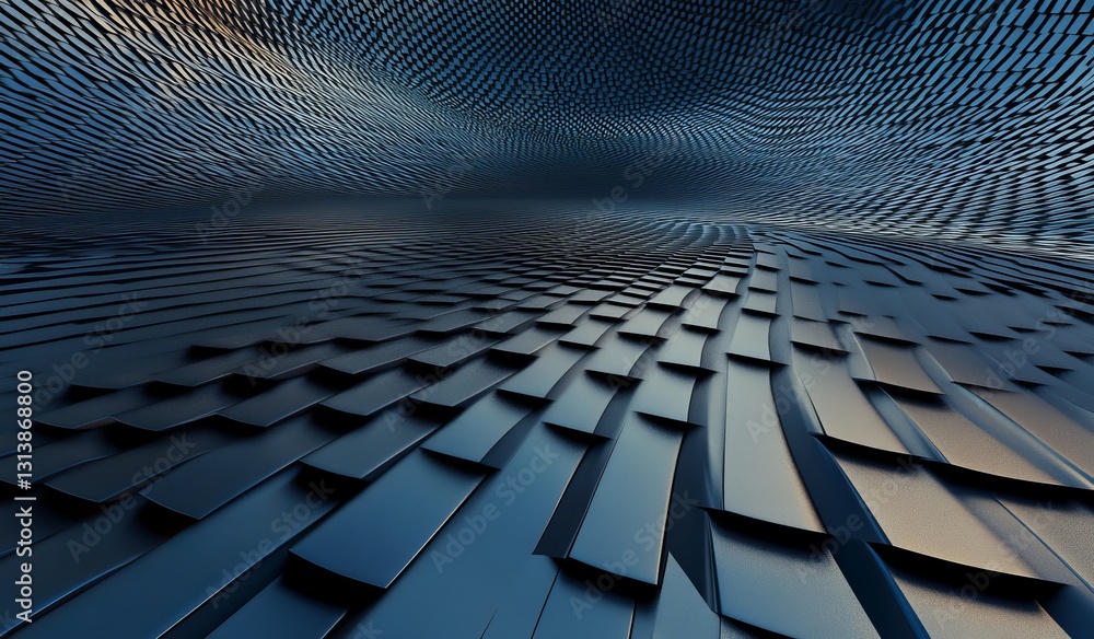 Poster a sloped floor with a black checkered pattern is visible in a distorted background