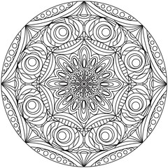 Simple Line Drawings, Line Drawings for Painting Practice, Mandala Paintings, Line Drawings for Making Coloring Books, Printings, Covers, Patterns on Product Surfaces.