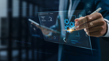 AI Powered Industrial Automation for Smart Manufacturing and Digital Transformation. AI driven...