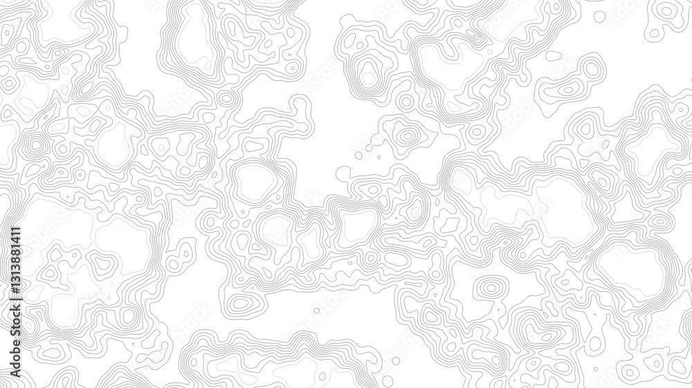 Poster topography animation video. abstract topographic map lines moving animation background. 4k line liqu