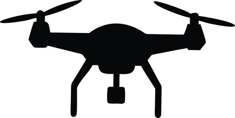 Drone camera logo Vector Art