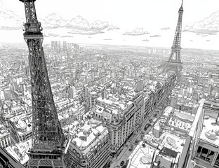 Feel free to print the 3D coloring pages of tall city buildings on standard 8.5x11 inch paper
