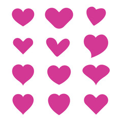 seamless pattern with hearts