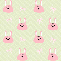 easter bunny seamless pattern