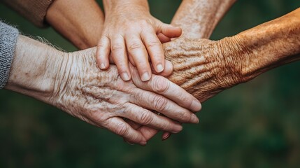 Living Hands Embracing in Household Symbolizing Unity and Support