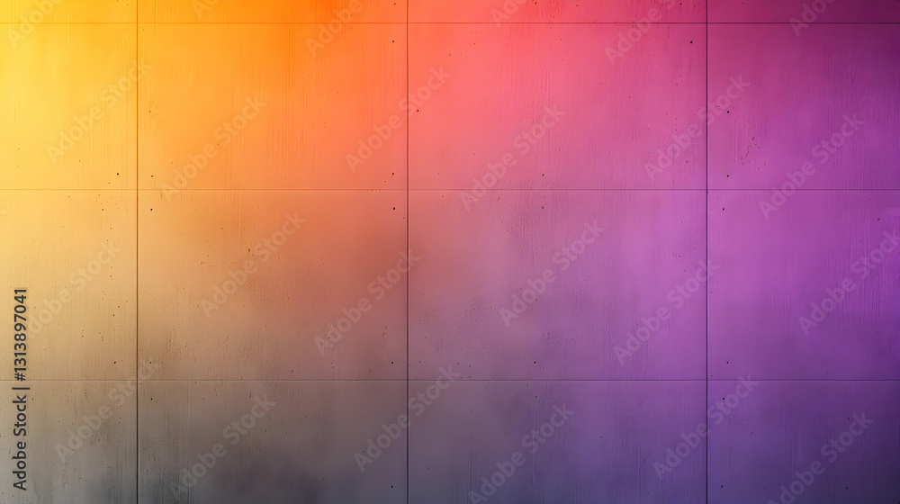 Poster vivid color gradient background on textured surface with subtle grunge details and soft dreamy blur 