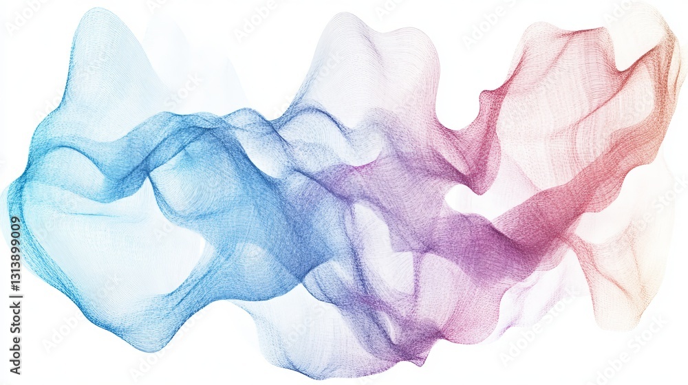 Poster explore the vibrant interplay of colorful data streams in this abstract image, perfect for visual da