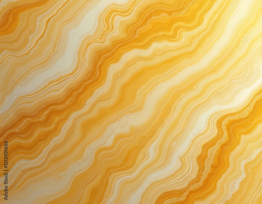 Poster natural yellow marble texture background. marbling design. abstract backdrop of granite stone with d