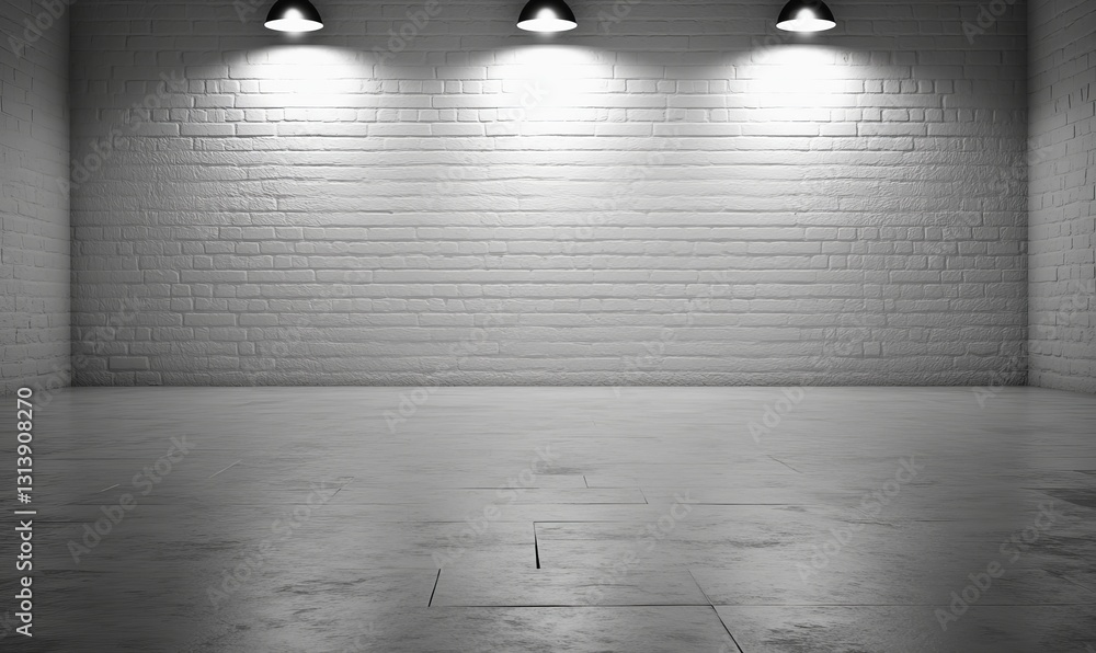 Poster grid mask overlay with a 3d perspective. shapes are identical but positioned differently