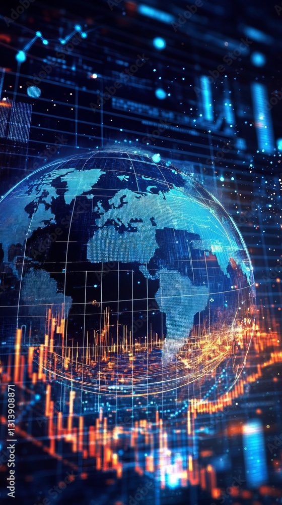 Poster Explore the Future of Global Digital Networks with Data Visualization Designs