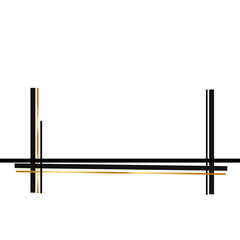Gold bottom frame line
