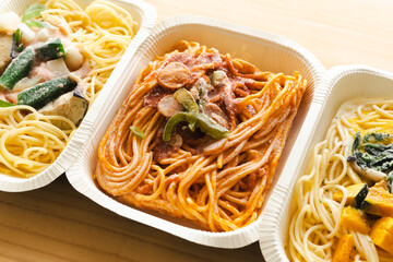 冷凍パスタ　冷凍食品