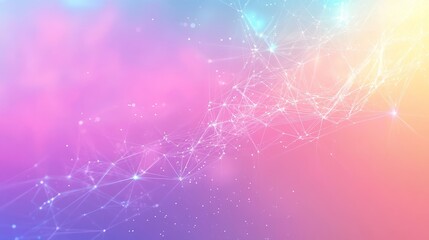 Obraz premium This image features an abstract blurred background with a colorful gradient and soft light rays, creating a dreamy and futuristic atmosphere, perfect for various design projects.