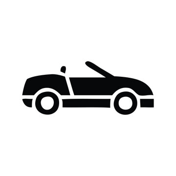 Car vector icon with whait background.