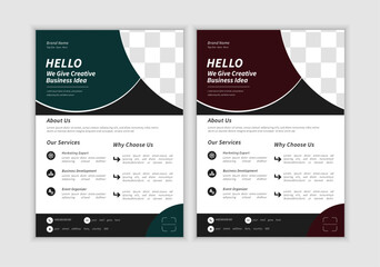 Creative business grow flyer design template with modern design, Learning and grow company business flyer template, digital marketing agency flyer, grow your business digital marketing new flyer.