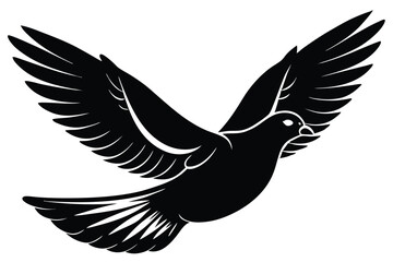 Obraz premium Bird silhouette illustration