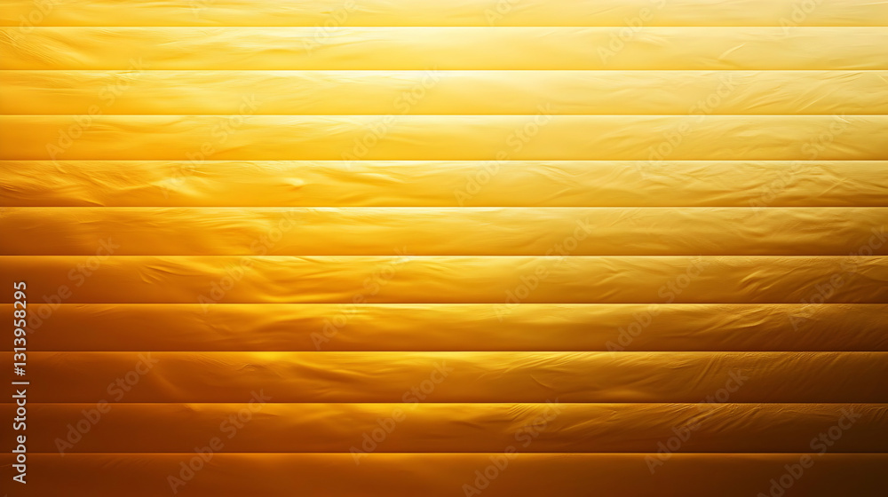 Poster bright gold metallic background with horizontal lines and subtle light gradient perfect for luxury d