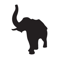 Obraz premium elephant silhouette