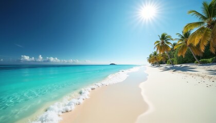 Fototapeta premium Sunbathing on a tropical island