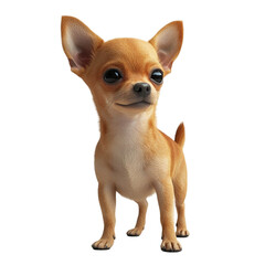Obraz premium Adorable Chihuahua Puppy Portrait Sweet and Gentle Dog