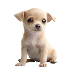 Obraz premium Adorable Chihuahua Puppy Posing Sweetly Innocent Eyes Gentle Expression