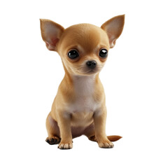 Obraz premium Adorable Chihuahua Puppy Posing Sweetly Innocent Eyes