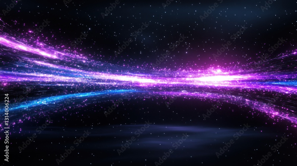 Poster cosmic rays: a celestial light show