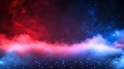 Neon-colored foggy background, red and blue colors, transparent background with Picture-ADR ground written on it, PNG format, PNG cutout, PNG clipart, high-resolution PNG, 3D render, 4K