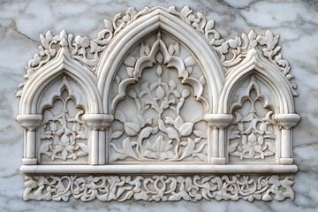 Intricate Marble Carving Design