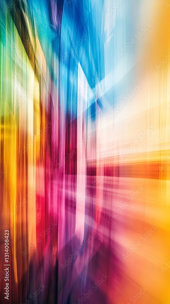 Poster this vibrant abstract background features colorful blurs and streaks, creating a dynamic and energet