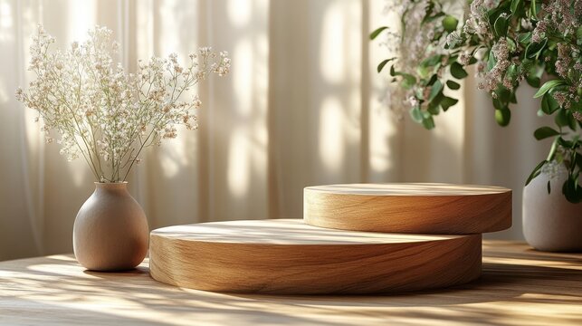 modern product display podium scene background