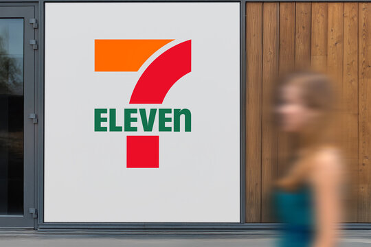 Guilherand-Granges, France - March 07, 2025. 7-Eleven: Global convenience store chain offering 24/7 services.
