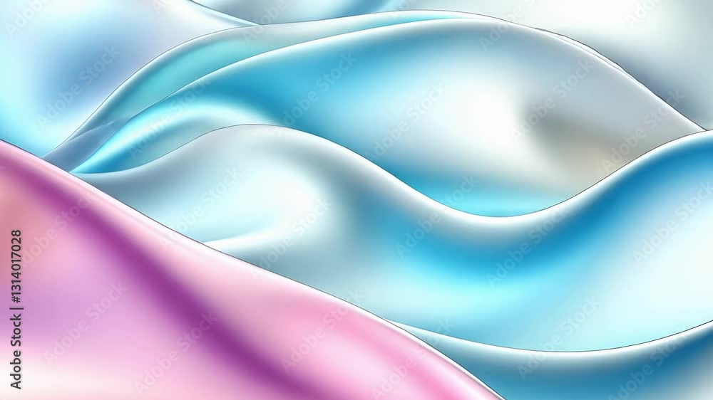 Poster colorful abstract wave pattern with bokeh lights for modern background design.