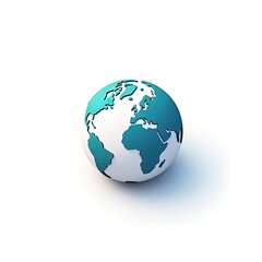 Fototapeta premium An isometric depiction of an International Cooperation 