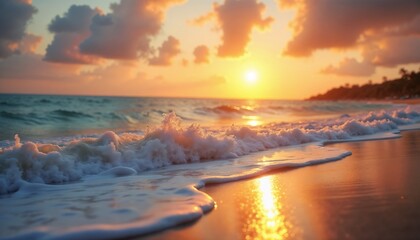 Sunbathing on a tropical island