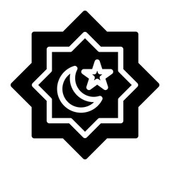 Icon Ramadan Celebration With Style Glyph