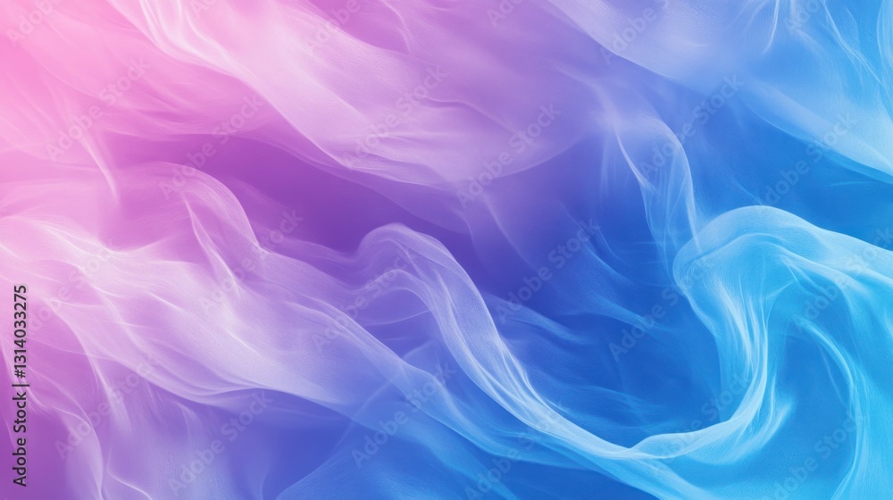 Poster abstract background features flowing gradients of various colors and textures